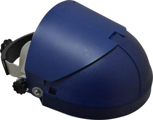 3M - Thermoplastic Ratchet Adjusted Headgear - Blue - Industrial Tool & Supply