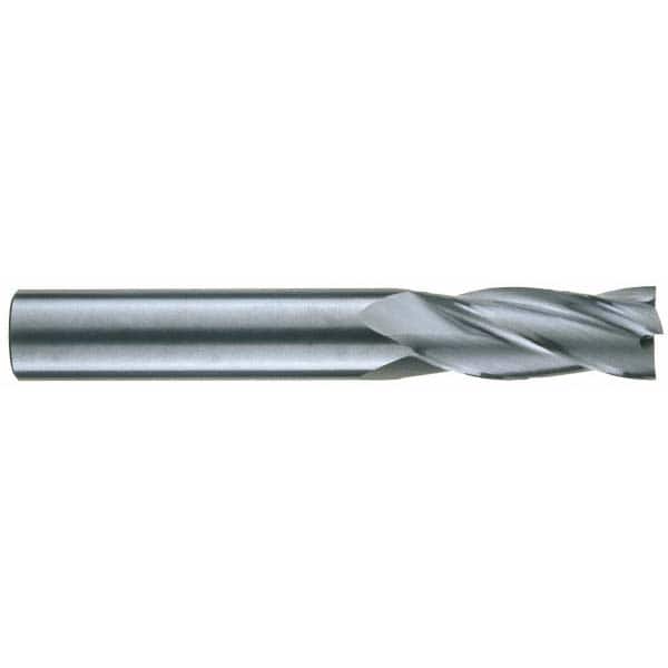 RobbJack - 7/16", 1" LOC, 7/16" Shank Diam, 2-3/4" OAL, 4 Flute, Solid Carbide Square End Mill - Industrial Tool & Supply