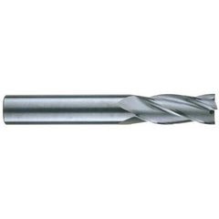 RobbJack - 7/16", 1" LOC, 7/16" Shank Diam, 2-3/4" OAL, 4 Flute, Solid Carbide Square End Mill - Industrial Tool & Supply