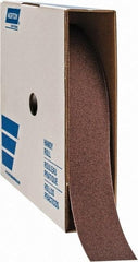 Norton - 2" x 50 Yd 80 Grit Aluminum Oxide Cloth Roll - Medium Grade, J Weighted Backing - Industrial Tool & Supply