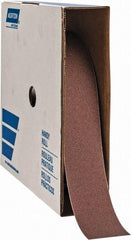 Norton - 2" x 50 Yd 120 Grit Aluminum Oxide Cloth Roll - Fine Grade, J Weighted Backing - Industrial Tool & Supply