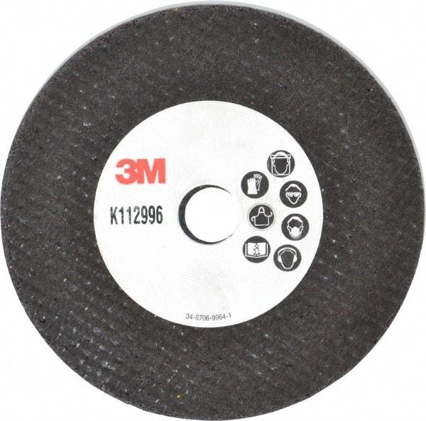 3M - 3" Aluminum Oxide Cutoff Wheel - 1/32" Thick, 3/8" Arbor, 25,000 Max RPM, Use with Die Grinders - Industrial Tool & Supply