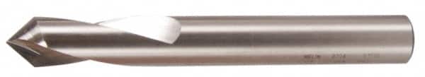 Hertel - 1/2" Body Diam, 90°, 4" OAL, Cobalt Spotting Drill - Industrial Tool & Supply