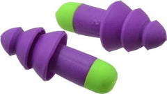Moldex - Reusable, Uncorded, 27 dB, Flange Earplugs - Purple, 50 Pairs - Industrial Tool & Supply