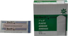 North - 3" Long x 1" Wide, General Purpose Self-Adhesive Bandage - Beige, Plastic Bandage - Industrial Tool & Supply