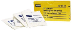 North - 2" Long x 2" Wide, General Purpose Compress - White, Compress Offset, Gauze Bandage - Industrial Tool & Supply