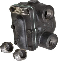 Watts - 4 Port, 1" Pipe, Cast Iron Float & Thermostatic Steam Trap - 15 Max psi - Industrial Tool & Supply