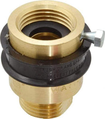 Watts - 3/4" Pipe, 125 Max psi, Brass, Hose Connection Vacuum Breaker - EPDM Seal, Stainless Steel Spring, FIP X Hose End Connections - Industrial Tool & Supply