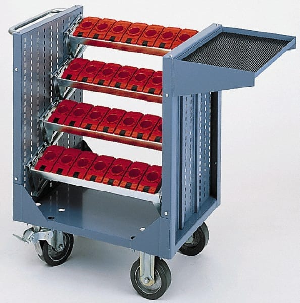 LISTA - 20 Tool Capacity, 50 Taper Size CNC Tool Cart - Industrial Tool & Supply