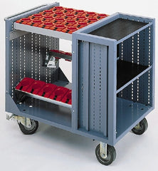 LISTA - 42 Tool Capacity, 40 Taper Size CNC Tool Cart - Industrial Tool & Supply