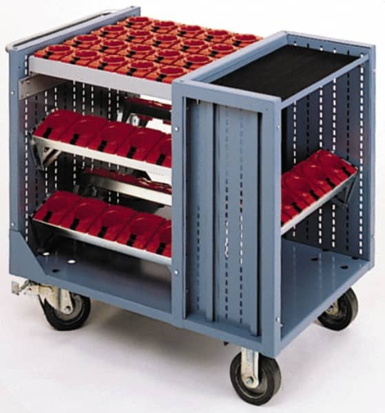 LISTA - 63 Tool Capacity, 40 Taper Size CNC Tool Cart - Industrial Tool & Supply
