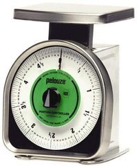 Pelouze - 5 Lb. Capacity, Analog Dial Portion Control Scale - 1/2 oz. Graduation, 6 x 4-3/4" Platform - Industrial Tool & Supply