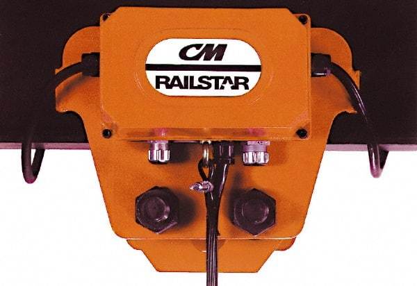 CM - 3 Ton Capacity Motor Driven Trolley - 4" to 7" Flange Width - Industrial Tool & Supply