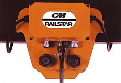 CM - 2 Ton Capacity Motor Driven Trolley - 3-3/8" to 6" Flange Width - Industrial Tool & Supply