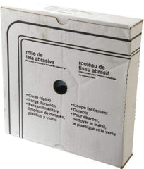 Value Collection - 1-1/2" x 50 Yd 150 Grit Aluminum Oxide Cloth Roll - Very Fine Grade, J Weighted Backing - Industrial Tool & Supply
