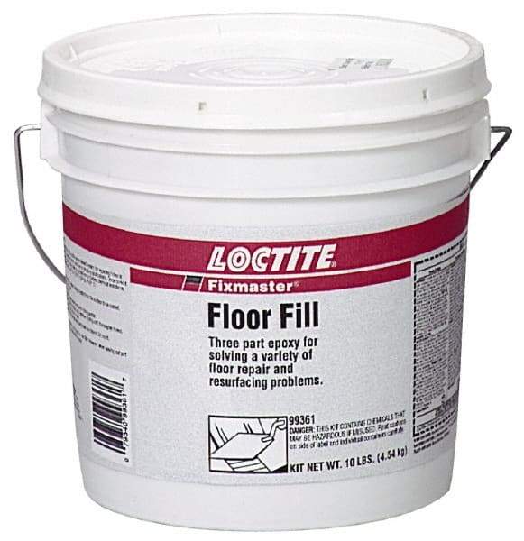 Loctite - 10 Lb Kit Gray Epoxy Resin Filler/Repair Caulk - -20 to 225°F Operating Temp, 6 min Tack Free Dry Time, 24 hr Full Cure Time, Series 135 - Industrial Tool & Supply