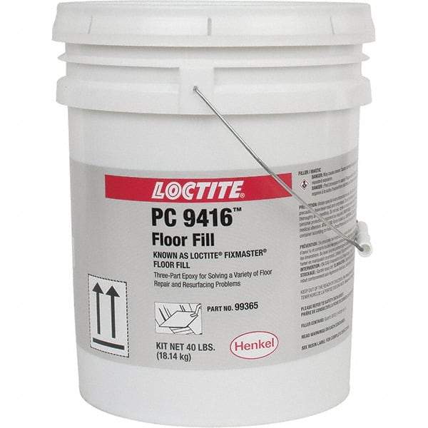 Loctite - 40 Lb Kit Gray Epoxy Resin Filler/Repair Caulk - -20 to 225°F Operating Temp, 6 min Tack Free Dry Time, 24 hr Full Cure Time, Series 135 - Industrial Tool & Supply
