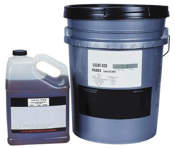 Lubriplate - 5 Gal Pail, Mineral Gear Oil - 148 SUS Viscosity at 210°F, 2260 SUS Viscosity at 100°F, ISO 460 - Industrial Tool & Supply