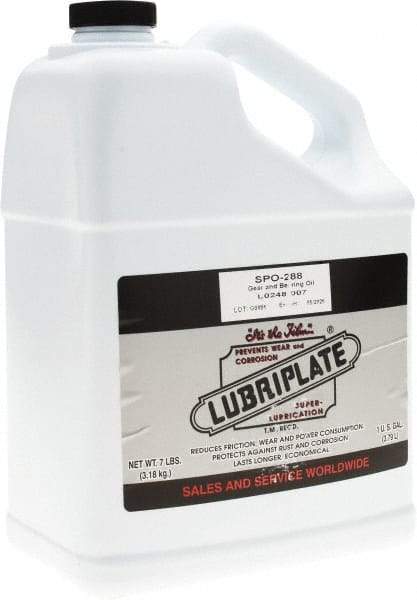 Lubriplate - 1 Gal Bottle, Mineral Gear Oil - 184 SUS Viscosity at 210°F, 3314 SUS Viscosity at 100°F, ISO 680 - Industrial Tool & Supply