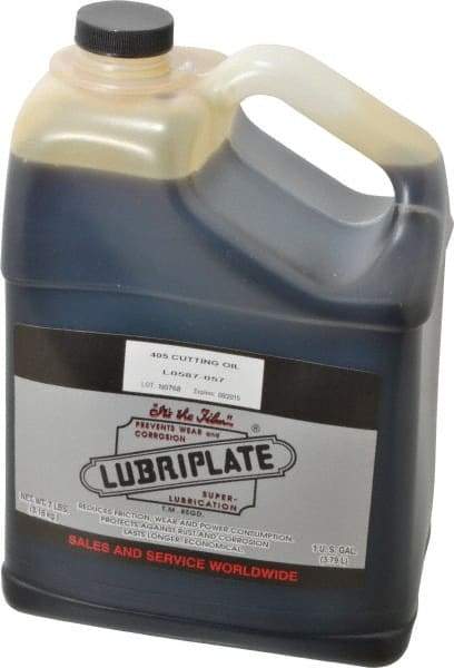Lubriplate - Lubriplate 405, 1 Gal Bottle Cutting Fluid - Straight Oil, For Threading - Industrial Tool & Supply
