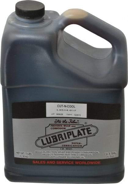 Lubriplate - Cut-N-Cool, 1 Gal Bottle Cutting Fluid - Water Soluble - Industrial Tool & Supply