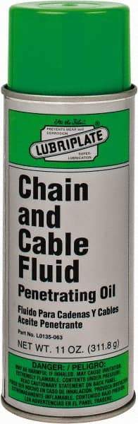 Lubriplate - 12 oz Aerosol General Purpose Chain & Cable Lubricant - 32 ISO Grade - Industrial Tool & Supply