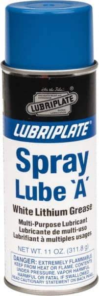 Lubriplate - 12 oz Aerosol Lithium General Purpose Grease - White, 150°F Max Temp, NLGIG 1, - Industrial Tool & Supply