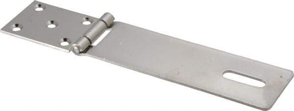 Made in USA - 1.88" Long x 8-3/4" Wide, Hasp - Stainless Steel - Industrial Tool & Supply