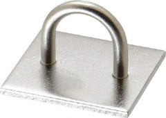 Made in USA - 0.625" High x 1" Wide x 113" Long Hasp Staple - 302/304 Stainless Steel, 0.072" Thick - Industrial Tool & Supply