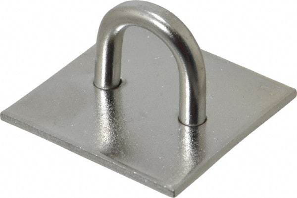 Value Collection - 0.813" High x 1.5" Wide x 1.5" Long Hasp Staple - 302/304 Stainless Steel, 0.075" Thick - Industrial Tool & Supply