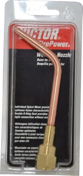 Victor - #1 Tip, 3/32 Inch Welding, All Gases, Welding Nozzle - Industrial Tool & Supply