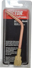 Victor - #1 Tip, 3/32 Inch Welding, All Gases, Welding Nozzle - Industrial Tool & Supply