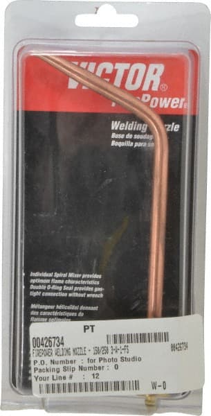 Victor - #3 Tip, 3/16 Inch Welding, All Gases, Welding Nozzle - Industrial Tool & Supply