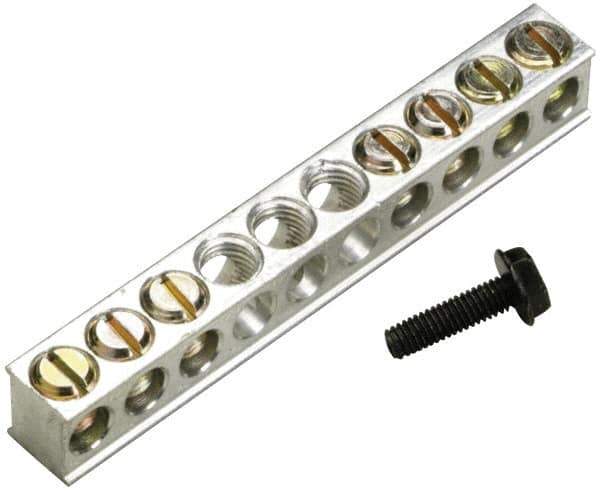 Eaton Cutler-Hammer - 30 to 100 Amp, Safety Switch Neutral Block - For Use with Double Throw Safety Switches, General Duty Switches, Heavy Duty Switches - Industrial Tool & Supply