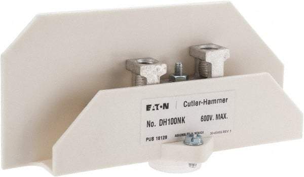 Eaton Cutler-Hammer - 100 Amp, Safety Switch Neutral Block - For Use with Heavy Duty Safety Switches - Industrial Tool & Supply