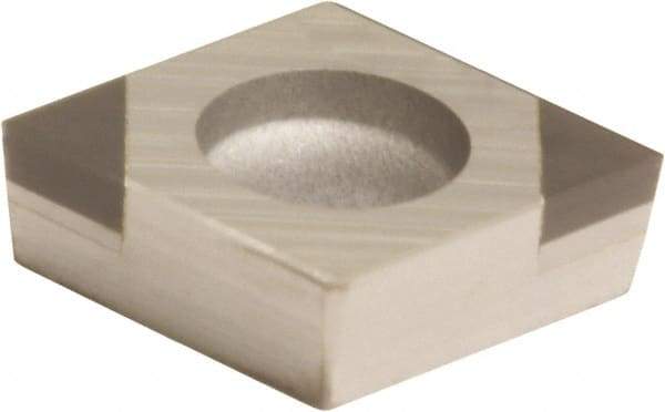 Sumitomo - 2NU-CCGA32.52 Grade BN350 PCBN Turning Insert - Uncoated, 80° Diamond, 3/8" Inscr Circle, 5/32" Thick, 1/32" Corner Radius - Industrial Tool & Supply
