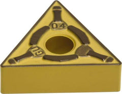 Sumitomo - TNMG333 EGU Grade AC810P Carbide Turning Insert - Al2O3 Finish, 60° Triangle, 3/8" Inscr Circle, 3/16" Thick, 3/64" Corner Radius - Industrial Tool & Supply