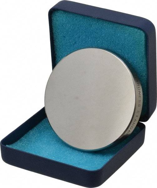 Made in USA - Rockwell C Scale, Hardness Calibration Test Block - C25 Hardness, Low Hardness Range Description, 2 Piece - Industrial Tool & Supply