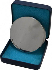 Made in USA - Rockwell C Scale, Hardness Calibration Test Block - C45 Hardness, Mid Hardness Range Description, 2 Piece - Industrial Tool & Supply