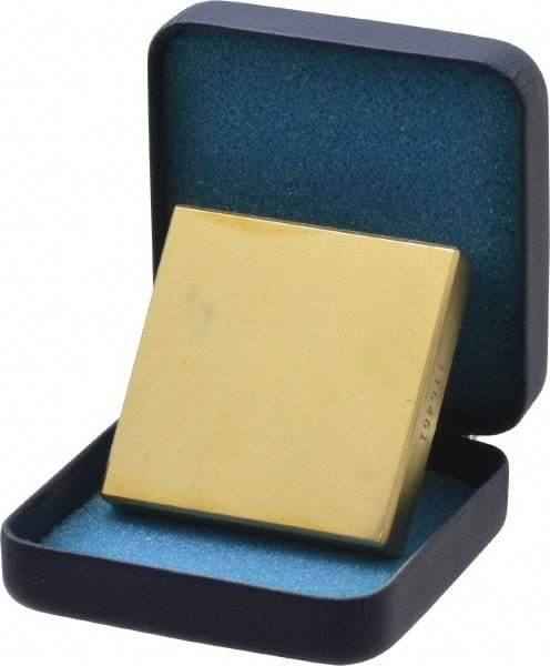 Made in USA - Rockwell B Scale, Hardness Calibration Test Block - B60 Hardness, Mid Hardness Range Description, 2 Piece - Industrial Tool & Supply