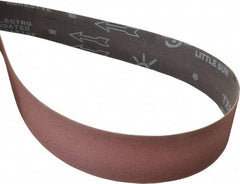 Tru-Maxx - 2" Wide x 132" OAL, 180 Grit, Aluminum Oxide Abrasive Belt - Aluminum Oxide, Very Fine, Coated, X Weighted Cloth Backing - Industrial Tool & Supply