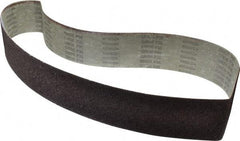 Tru-Maxx - 4" Wide x 60" OAL, 36 Grit, Aluminum Oxide Abrasive Belt - Aluminum Oxide, Very Coarse, Coated, X Weighted Cloth Backing - Industrial Tool & Supply