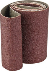 Tru-Maxx - 4" Wide x 60" OAL, 60 Grit, Aluminum Oxide Abrasive Belt - Aluminum Oxide, Medium, Coated, X Weighted Cloth Backing - Industrial Tool & Supply