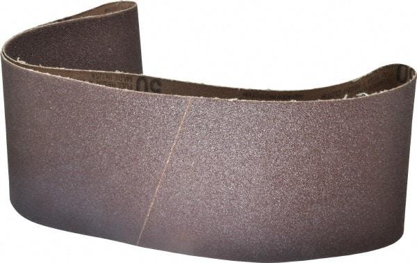 Tru-Maxx - 6" Wide x 48" OAL, 50 Grit, Aluminum Oxide Abrasive Belt - Aluminum Oxide, Coarse, Coated, X Weighted Cloth Backing - Industrial Tool & Supply