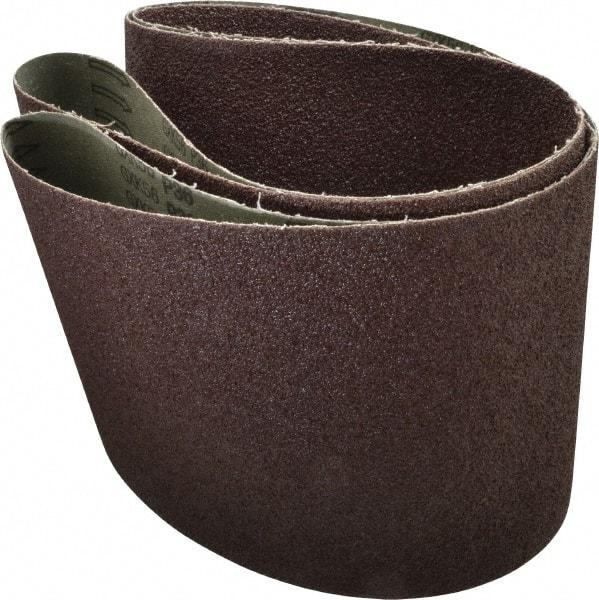 Tru-Maxx - 8" Wide x 107" OAL, 36 Grit, Aluminum Oxide Abrasive Belt - Aluminum Oxide, Very Coarse, Coated, X Weighted Cloth Backing - Industrial Tool & Supply
