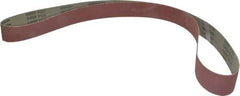 Tru-Maxx - 2" Wide x 72" OAL, 320 Grit, Aluminum Oxide Abrasive Belt - Aluminum Oxide, Extra Fine, Coated, X Weighted Cloth Backing - Industrial Tool & Supply