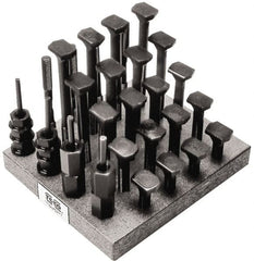 TE-CO - T-Nut & Stud Kits Stud Thread Sizes: 5/8-11 T-Slot Size (Inch): 5/8 - Industrial Tool & Supply