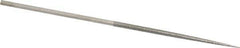 Value Collection - 5-1/2" OAL Fine Round Needle Diamond File - 1/8" Wide x 1/8" Thick, 2-3/4 LOC - Industrial Tool & Supply