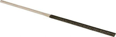 Value Collection - 5-1/2" OAL Fine Triangular Needle Diamond File - 11/64" Wide x 5/64" Thick, 2-3/4 LOC - Industrial Tool & Supply