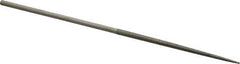Value Collection - 5-1/2" OAL Medium Round Needle Diamond File - 1/8" Wide x 1/8" Thick, 2-3/4 LOC - Industrial Tool & Supply